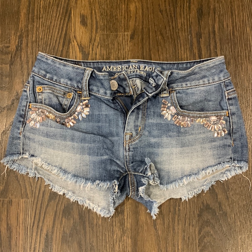 American eagle denim shorts